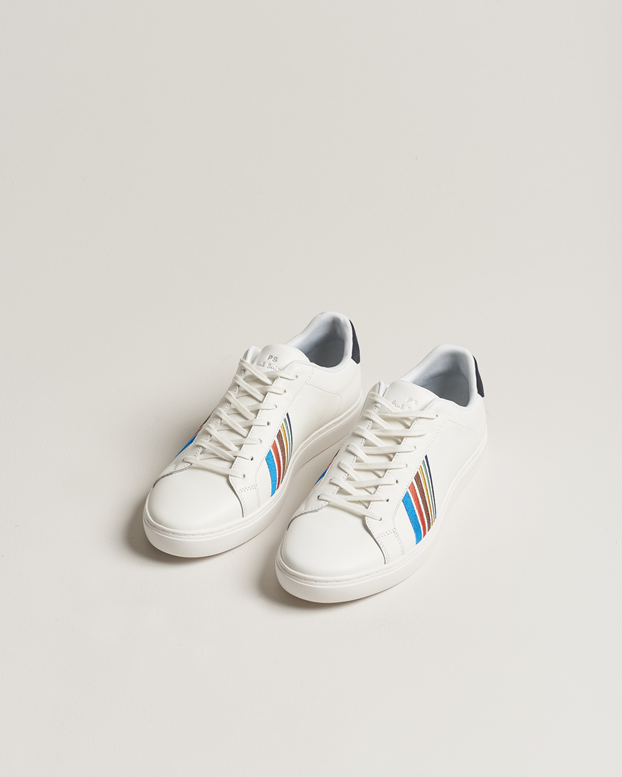 Herr |  | PS Paul Smith | Rex Embroidery Leather Sneaker White