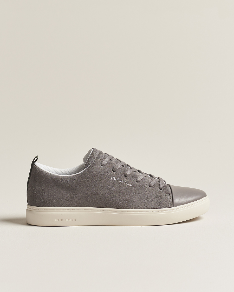 Herr | PS Paul Smith Lee Cap Toe Suede Sneaker Grey | PS Paul Smith | Lee Cap Toe Suede Sneaker Grey