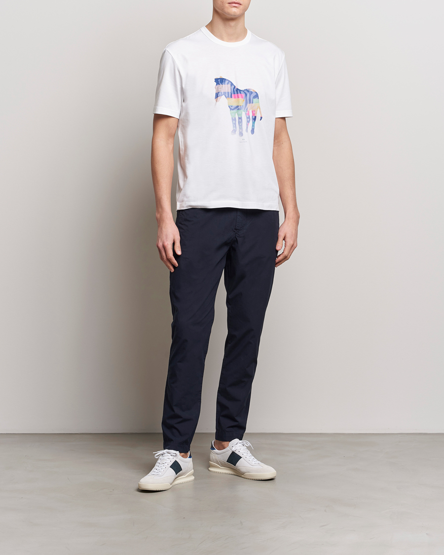 Herr | Byxor | PS Paul Smith | Cotton Drawstring Trousers Navy