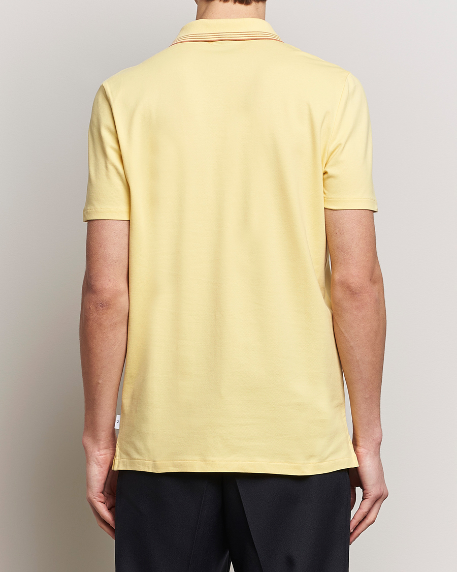 Herr | Pikéer | PS Paul Smith | Regular Fit Half Zip Polo Yellow