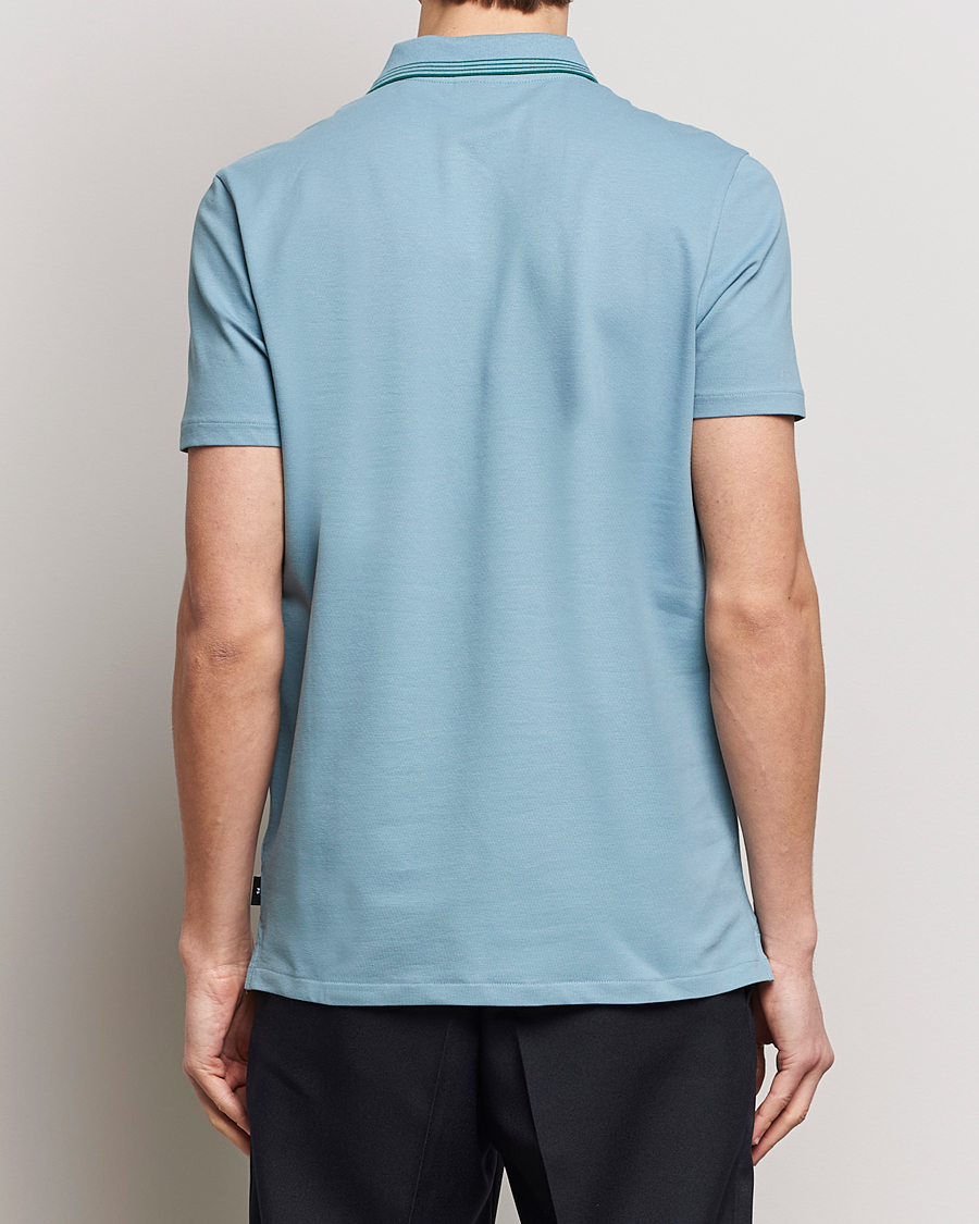 Herr | Pikéer | PS Paul Smith | Regular Fit Half Zip Polo Blue