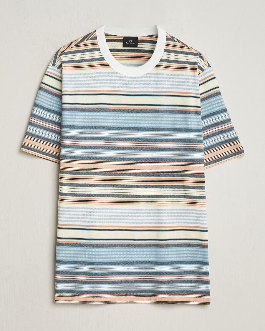 Herr | T-Shirts | PS Paul Smith | Striped Crew Neck T-Shirt Multi