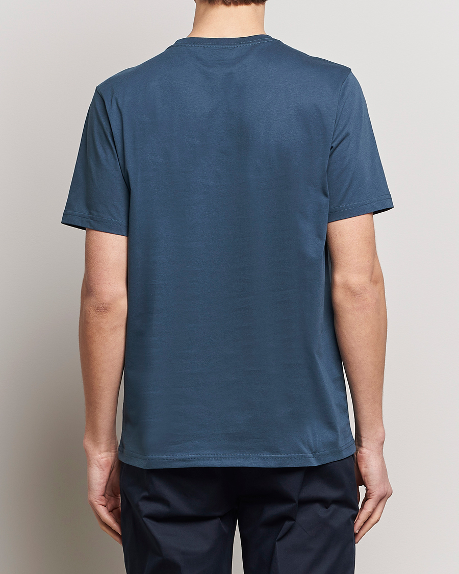 Herr | T-Shirts | PS Paul Smith | Organic Cotton Badges Crew Neck T-Shirt Blue