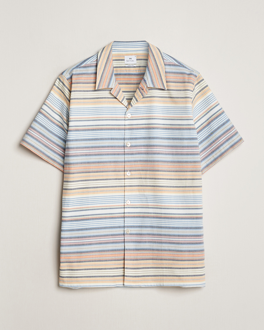 Herr | Skjortor | PS Paul Smith | Striped Resort Short Sleeve Shirt Multi