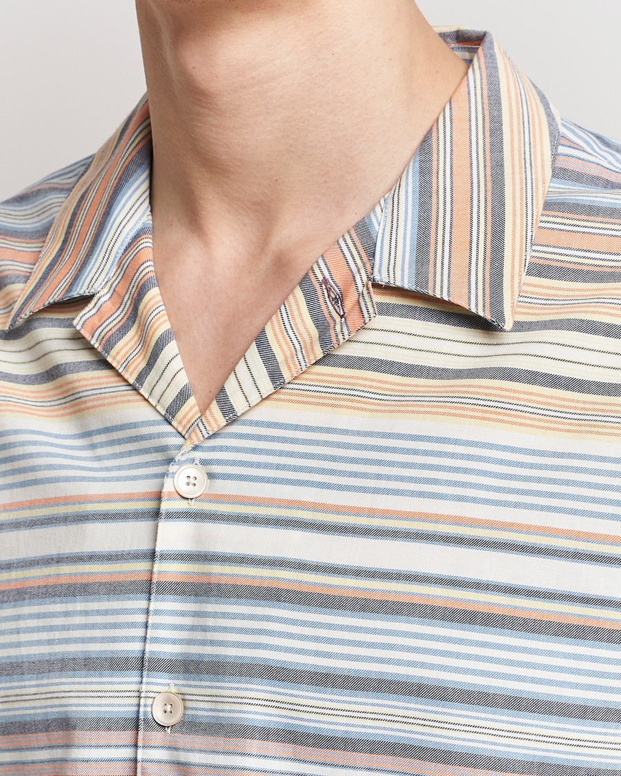 Herr | Skjortor | PS Paul Smith | Striped Resort Short Sleeve Shirt Multi