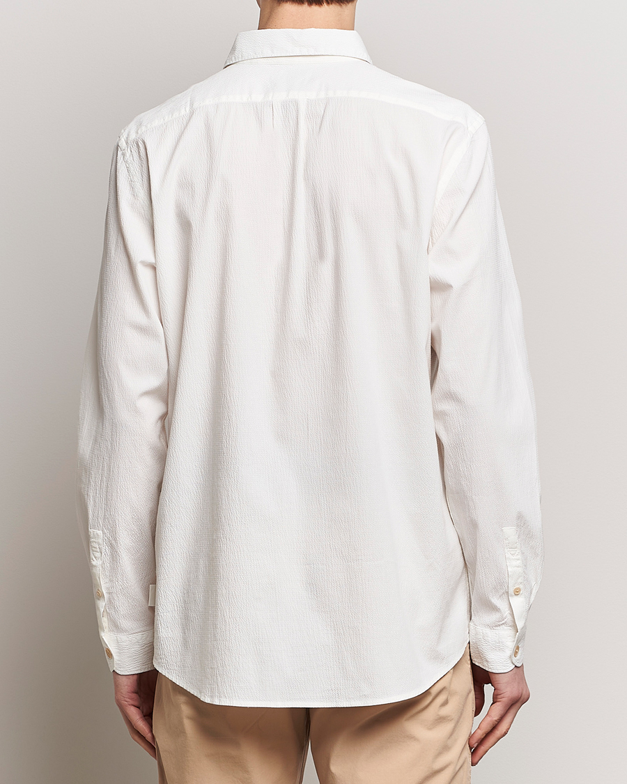 Herr | Skjortor | PS Paul Smith | Regular Fit Seersucker Shirt White