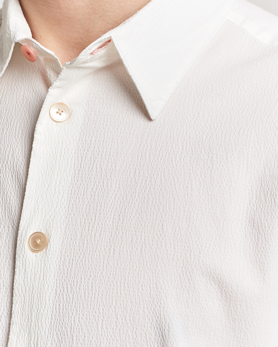 Herr | Skjortor | PS Paul Smith | Regular Fit Seersucker Shirt White