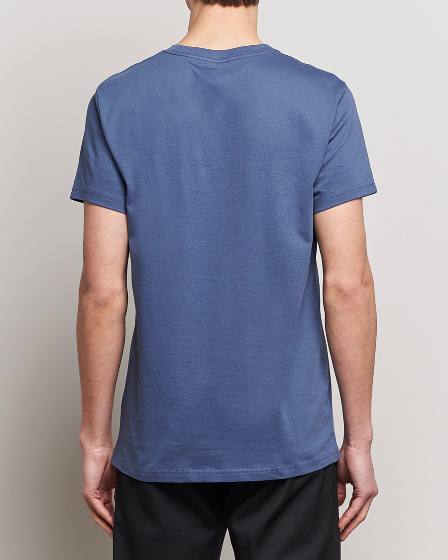 Herr | T-Shirts | Bread & Boxers | Crew Neck Regular T-Shirt Denim Blue