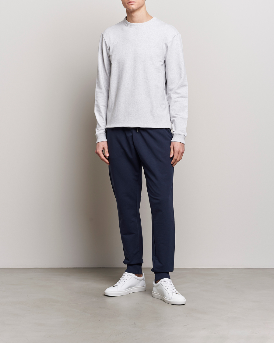 Herr | Tröjor | Bread & Boxers | Loungewear Crew Neck Sweatshirt Light Grey Melange