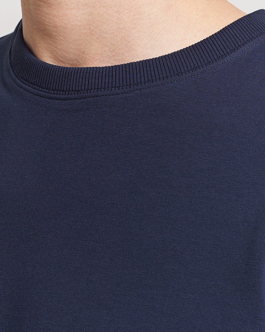 Herr | Tröjor | Bread & Boxers | Loungewear Crew Neck Sweatshirt Navy Blue