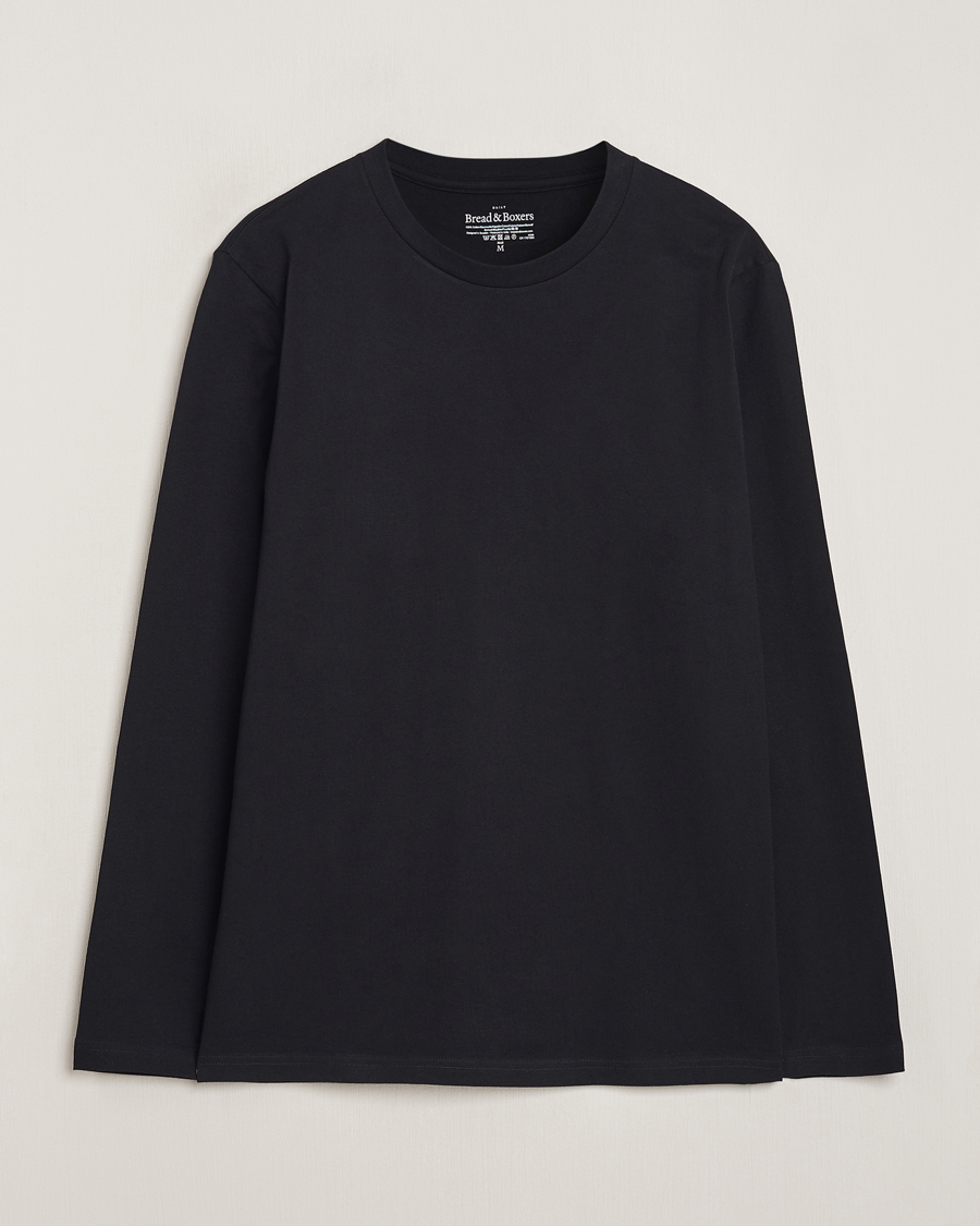 Herr | T-Shirts | Bread & Boxers | Long Sleeve T-Shirt Black