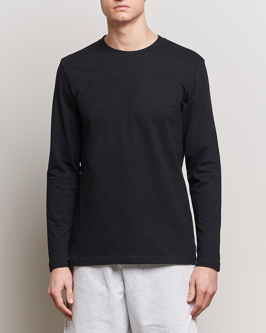 Herr | Svarta t-shirts | Bread & Boxers | Long Sleeve T-Shirt Black