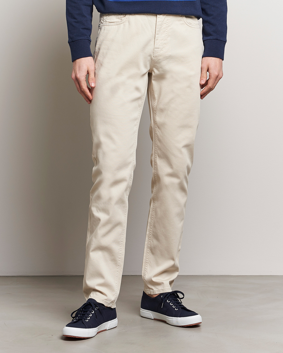 Herr | 5-ficksbyxor | Morris | James Structured 5-Pocket Trousers Off White
