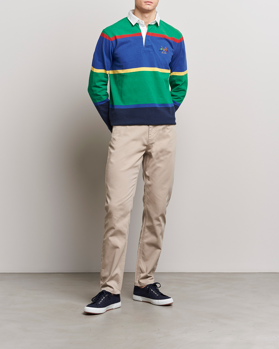 Herr | Byxor | Morris | James Structured 5-Pocket Trousers Khaki