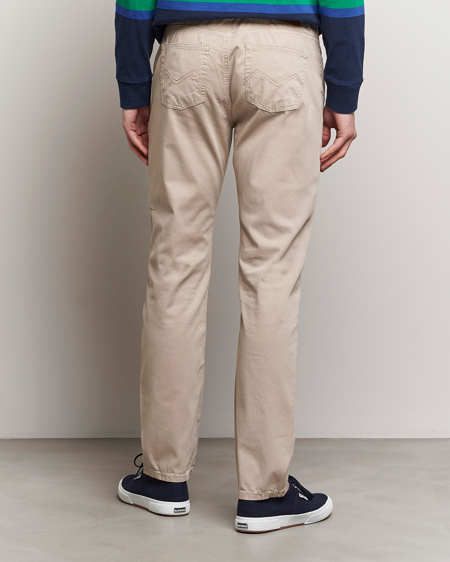Herr | Byxor | Morris | James Structured 5-Pocket Trousers Khaki
