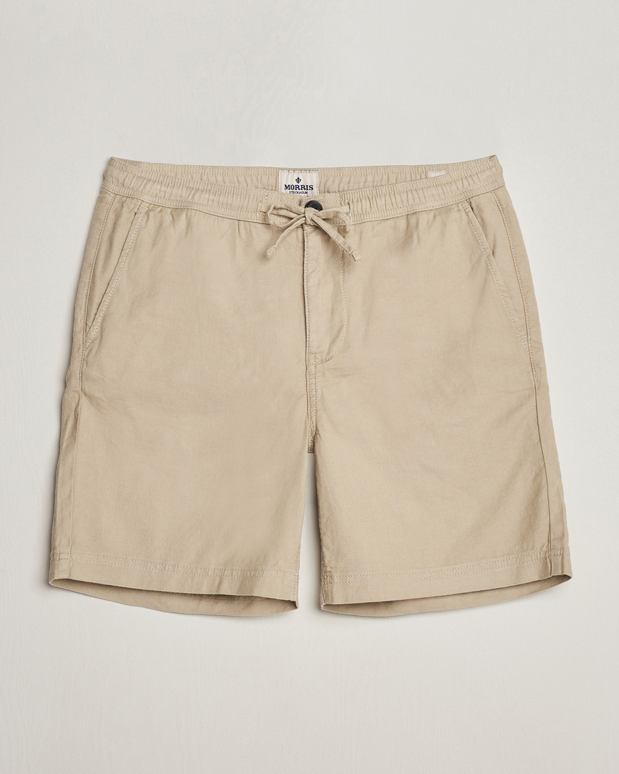 Herr | Shorts | Morris | Fenix Linen Shorts Khaki