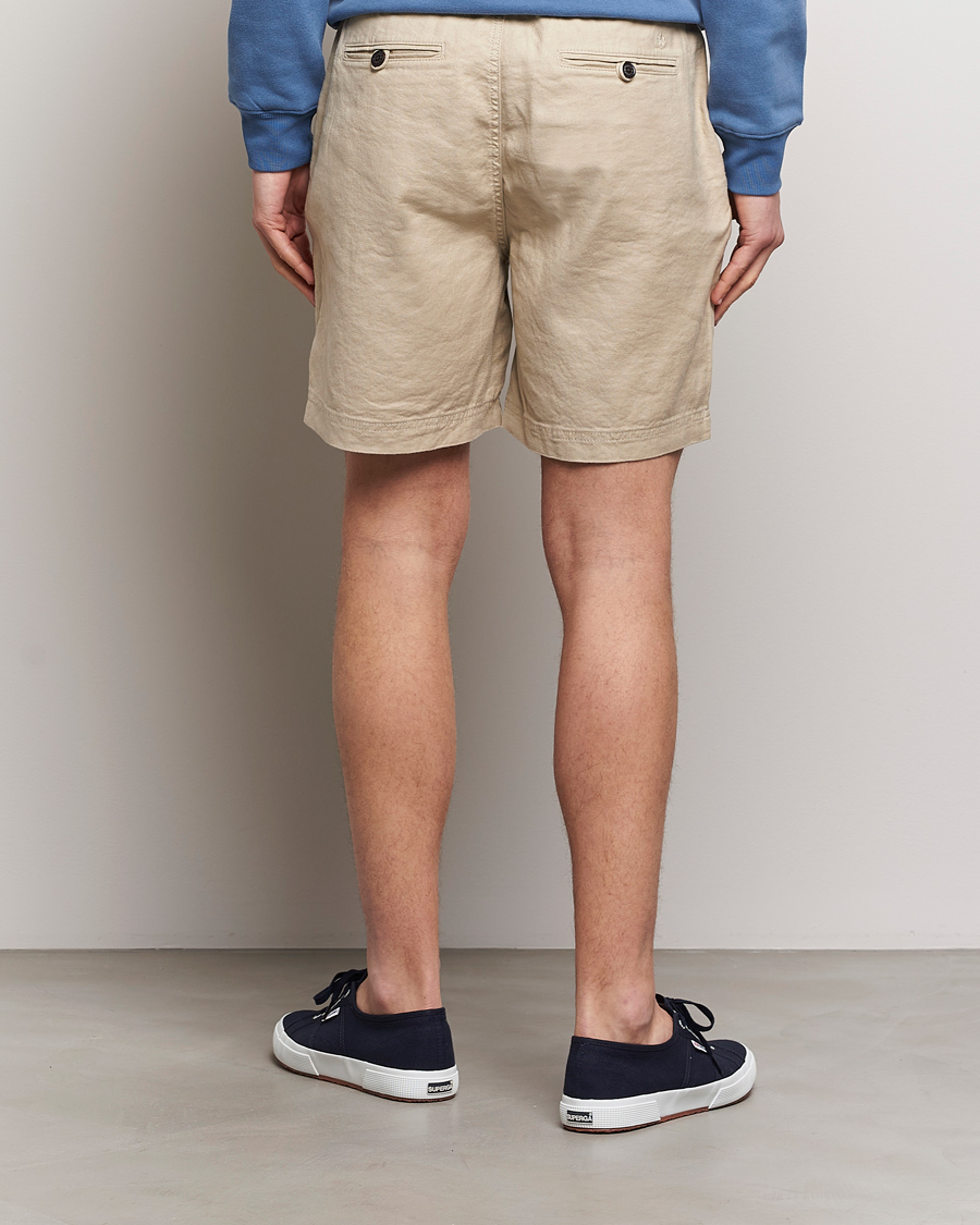 Herr | Shorts | Morris | Fenix Linen Shorts Khaki