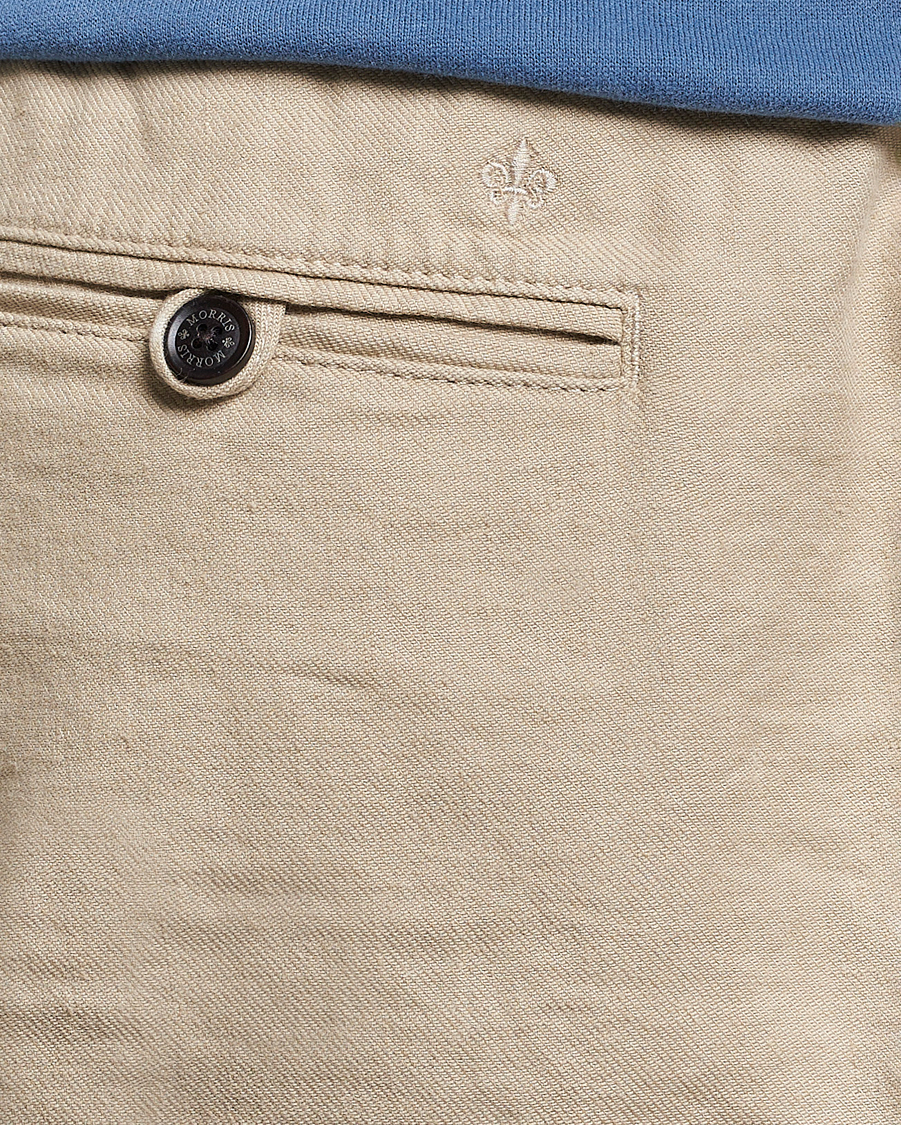 Herr | Shorts | Morris | Fenix Linen Shorts Khaki