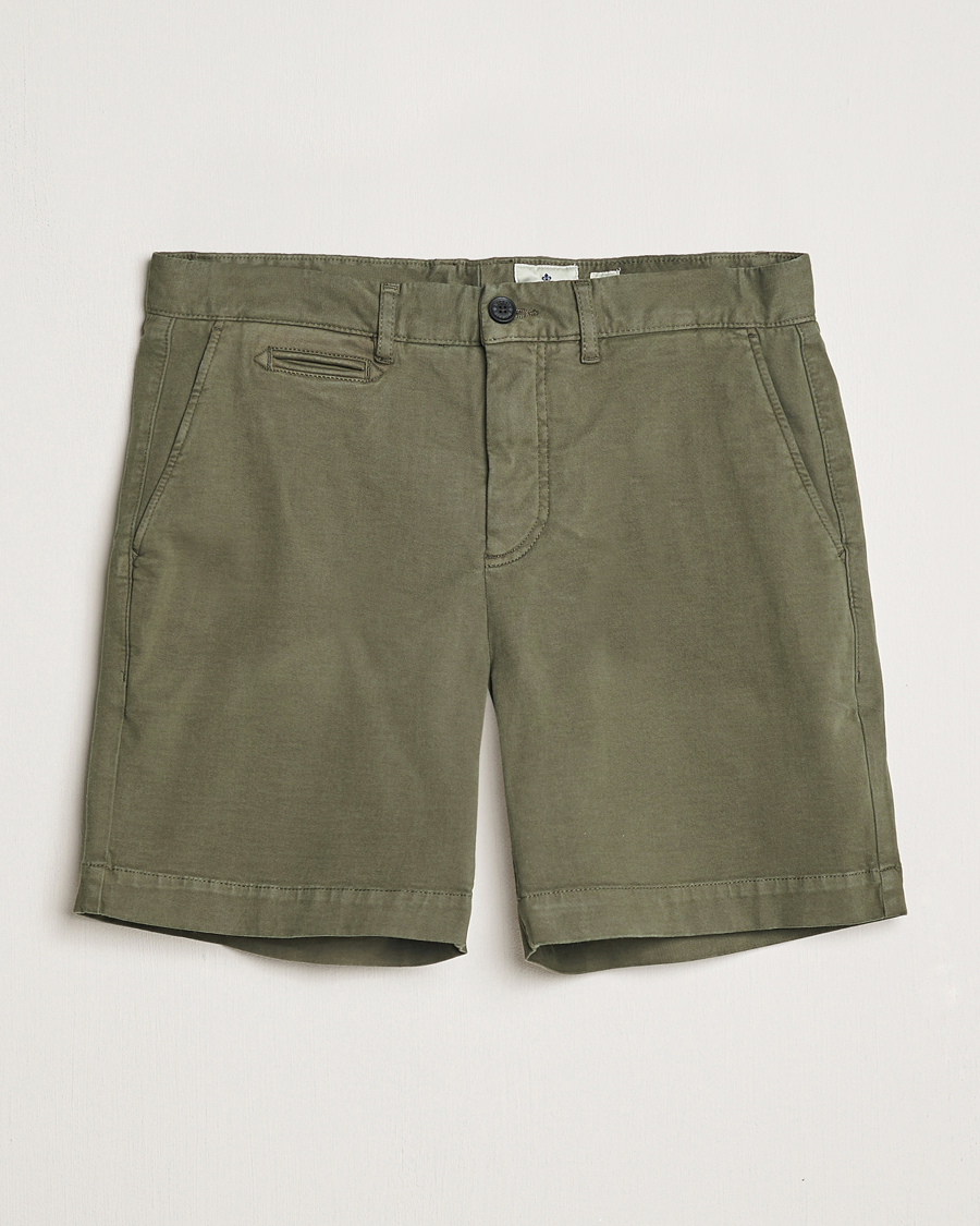Herr | Shorts | Morris | Jeffrey Short Chino Shorts Olive