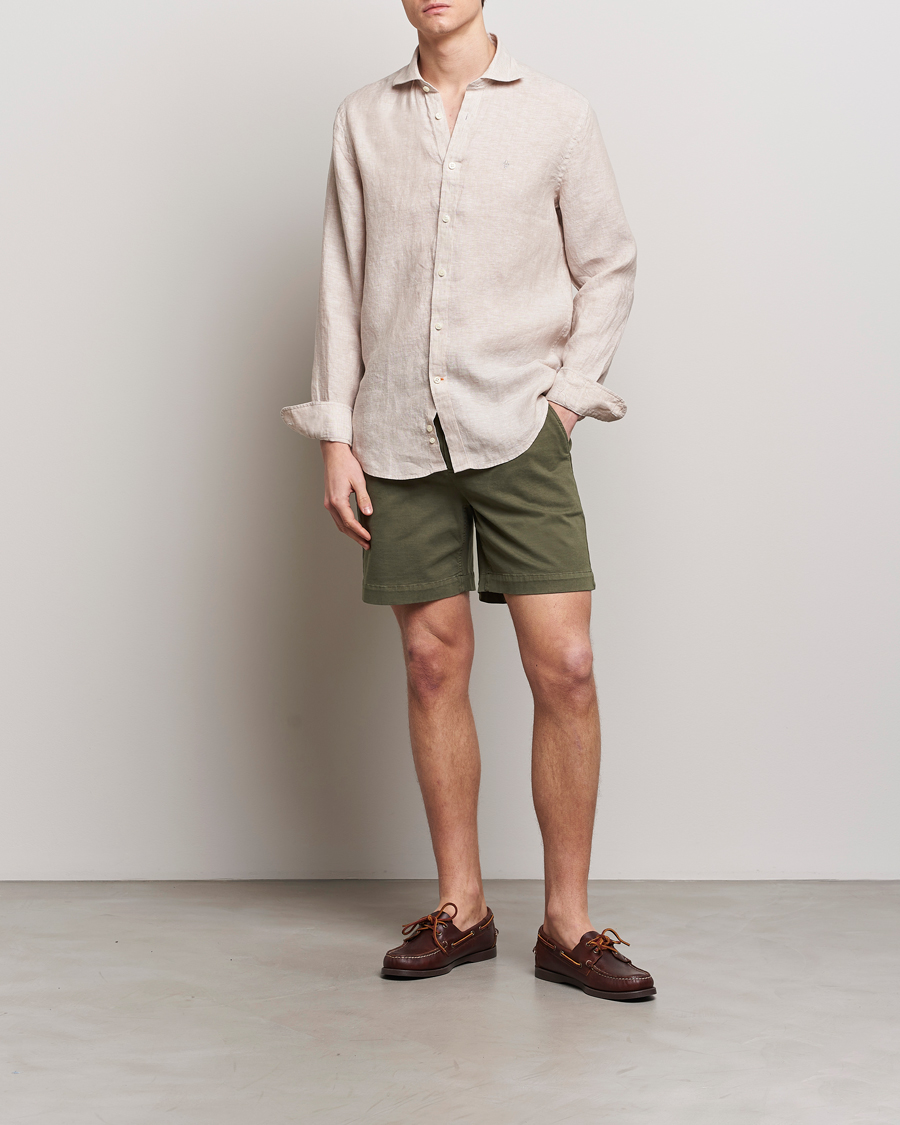 Herr | Shorts | Morris | Jeffrey Short Chino Shorts Olive