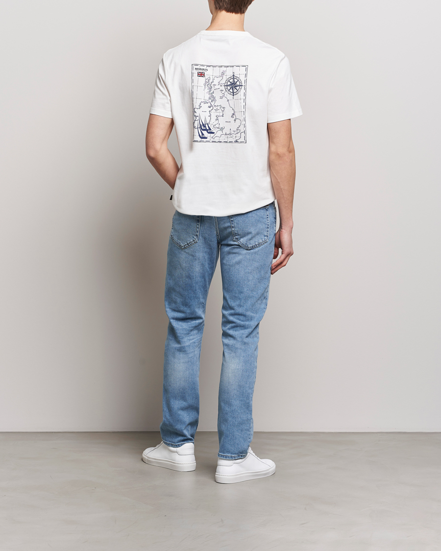 Herr | T-Shirts | Morris | Archie T-Shirt Off White
