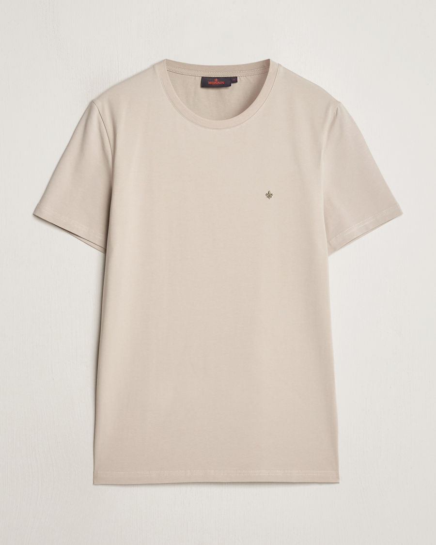 Herr | T-Shirts | Morris | James Crew Neck T-Shirt Khaki