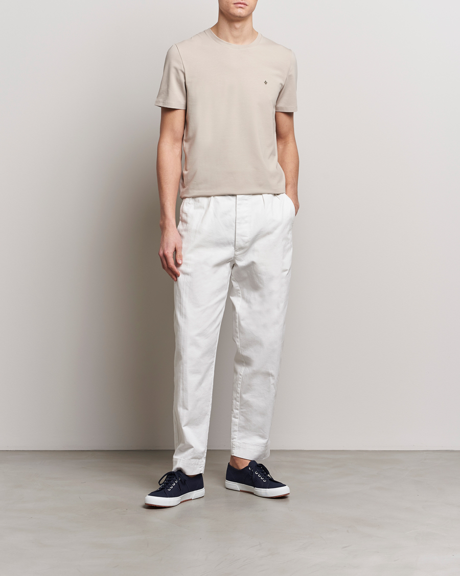 Herr | T-Shirts | Morris | James Crew Neck T-Shirt Khaki