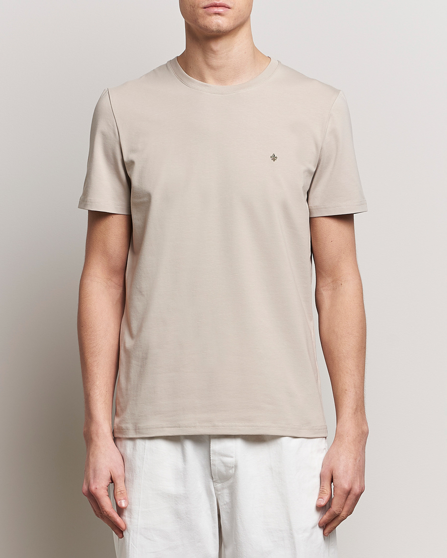 Herr | T-Shirts | Morris | James Crew Neck T-Shirt Khaki