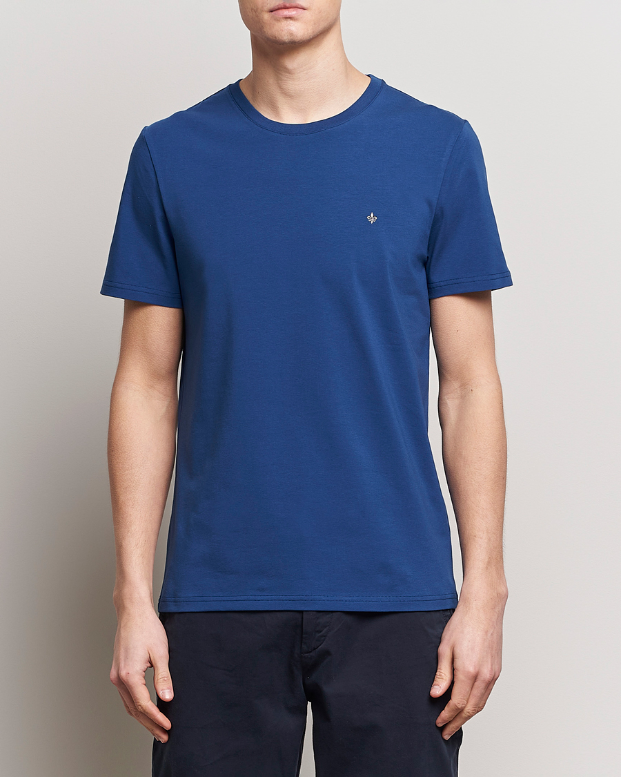 Herr | Lojalitetserbjudande | Morris | James Crew Neck T-Shirt Blue