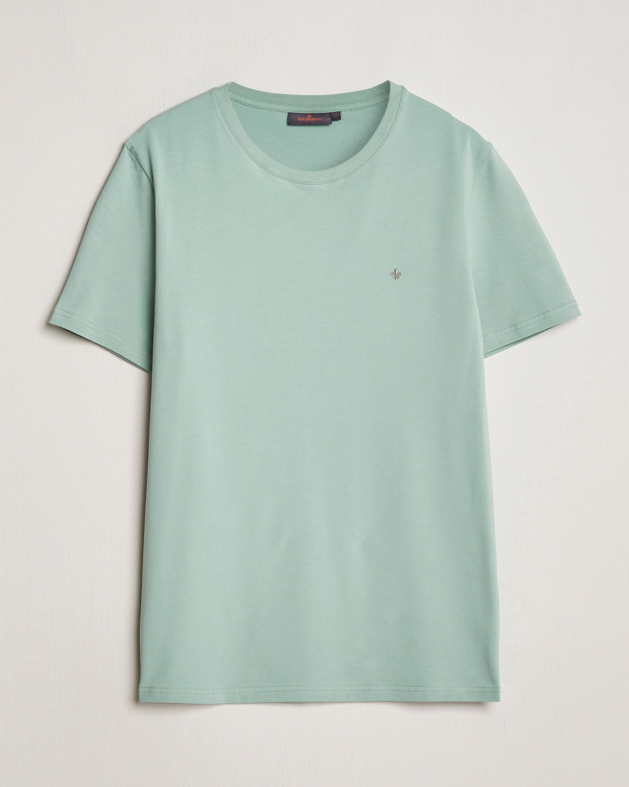 Herr | T-Shirts | Morris | James Crew Neck T-Shirt Light Green