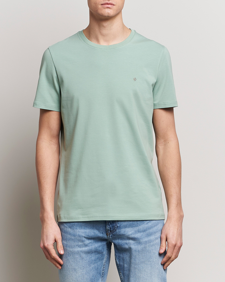Herr | Avdelningar | Morris | James Crew Neck T-Shirt Light Green
