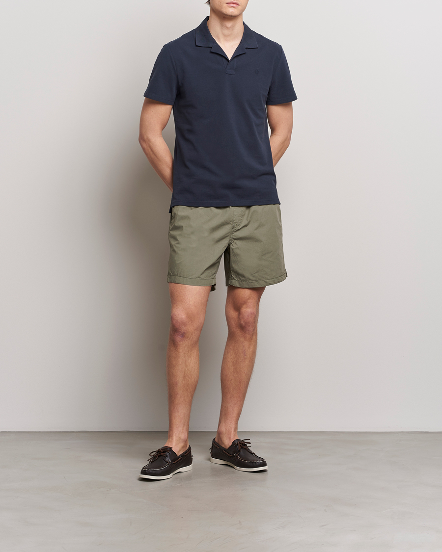 Herr | Pikéer | Morris | Dylan Pique Shirt Old Blue