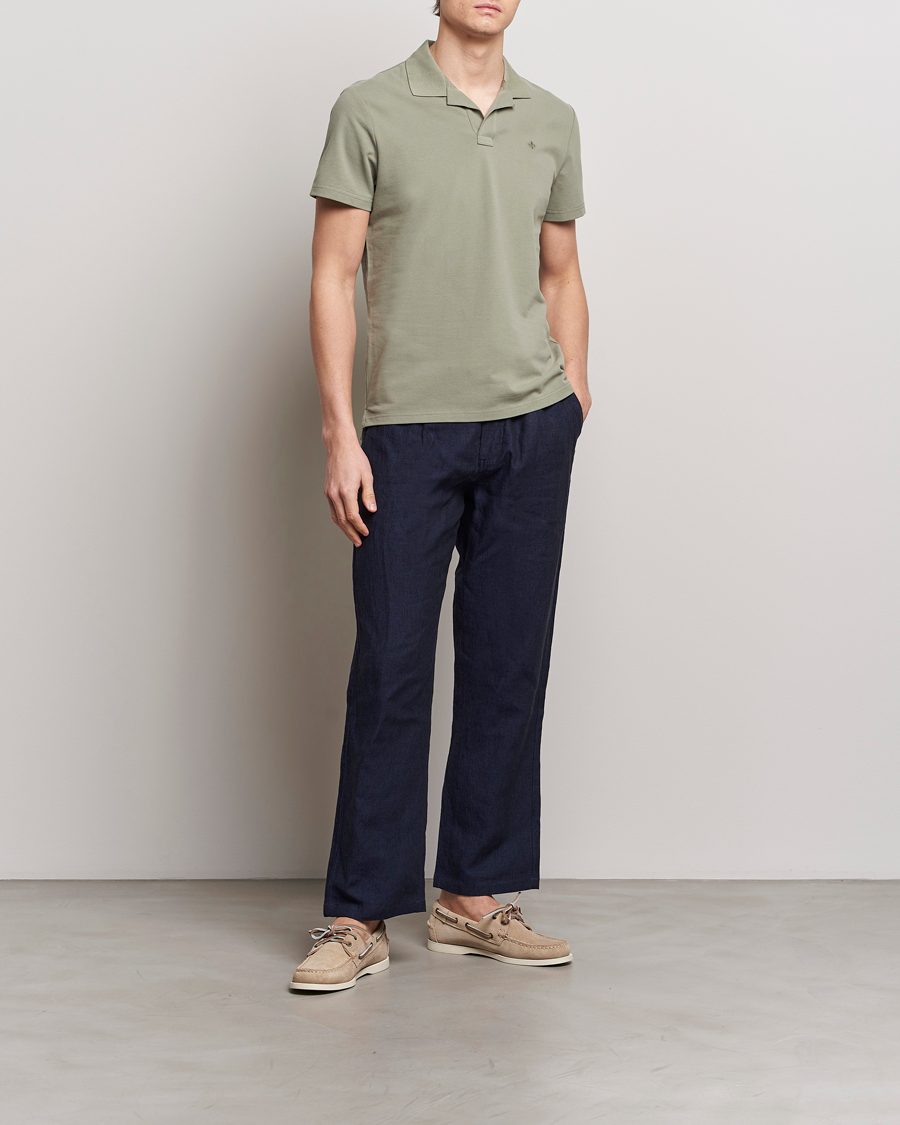 Herr | Pikéer | Morris | Dylan Pique Shirt Green