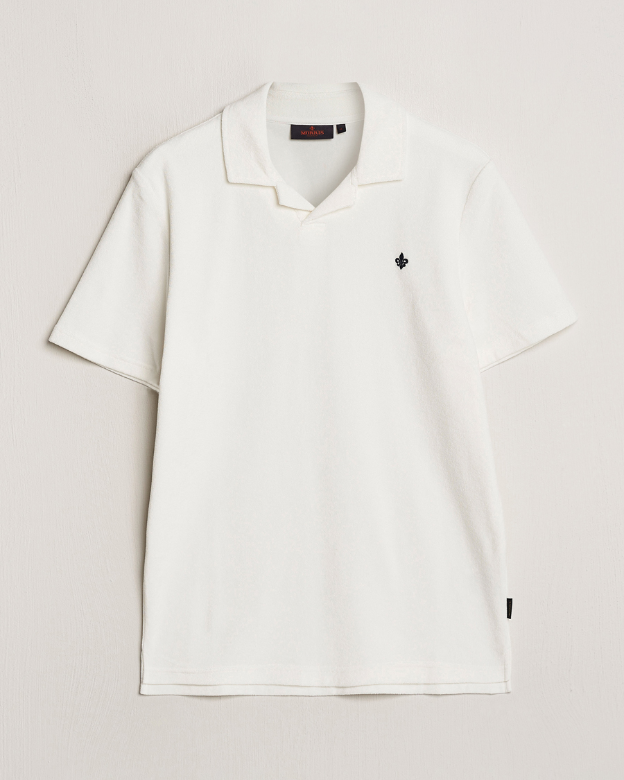 Herr | Pikéer | Morris | Delon Terry Jersey Polo Off White