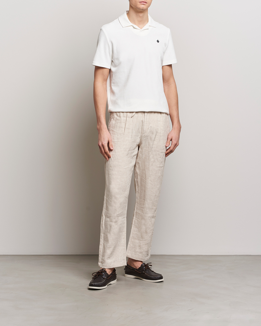 Herr | Pikéer | Morris | Delon Terry Jersey Polo Off White