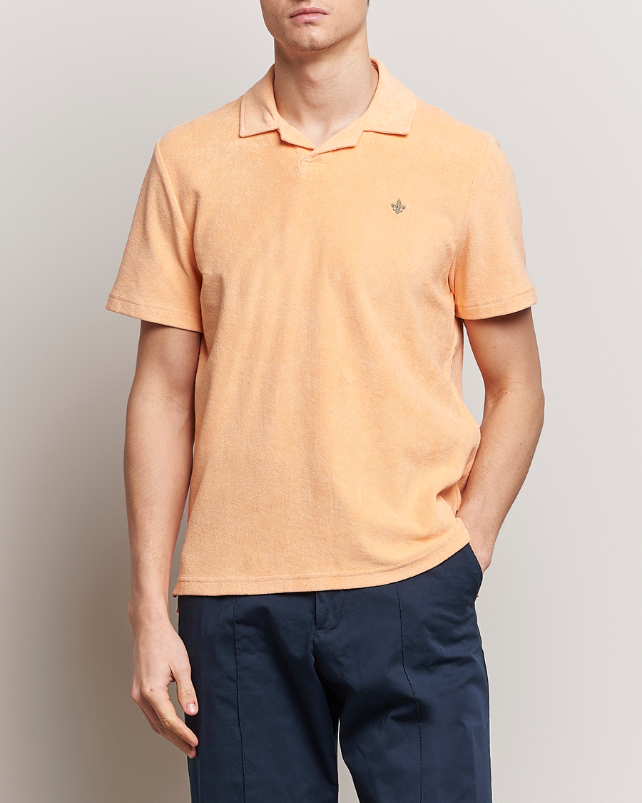 Herr | Kläder | Morris | Delon Terry Jersey Polo Orange