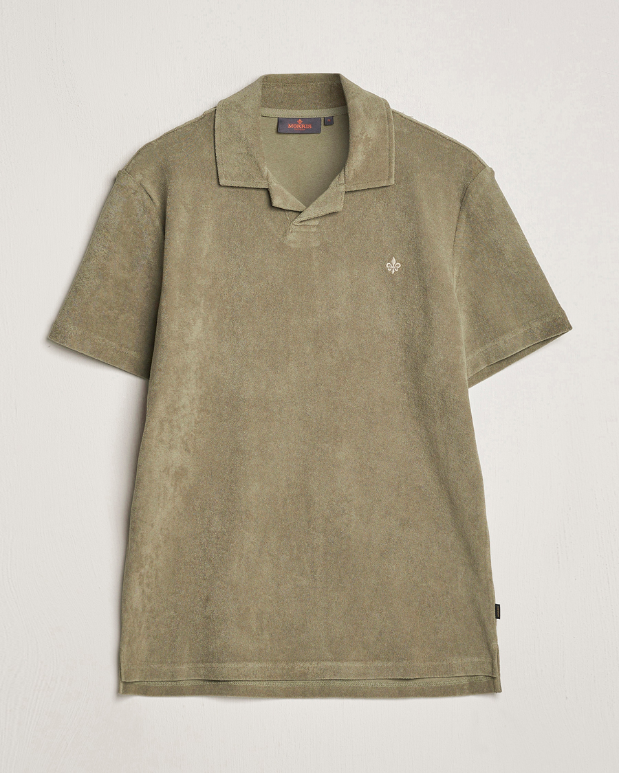 Herr | Pikéer | Morris | Delon Terry Jersey Polo Olive