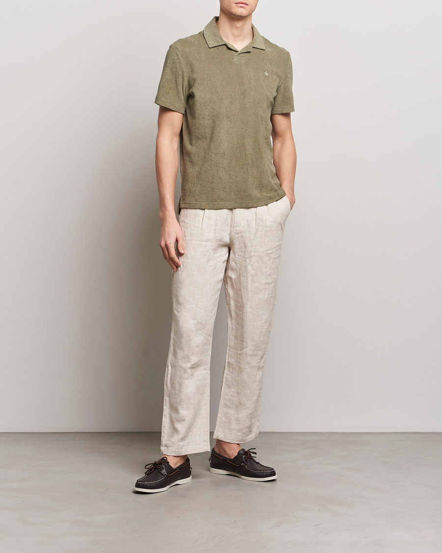 Herr | Pikéer | Morris | Delon Terry Jersey Polo Olive