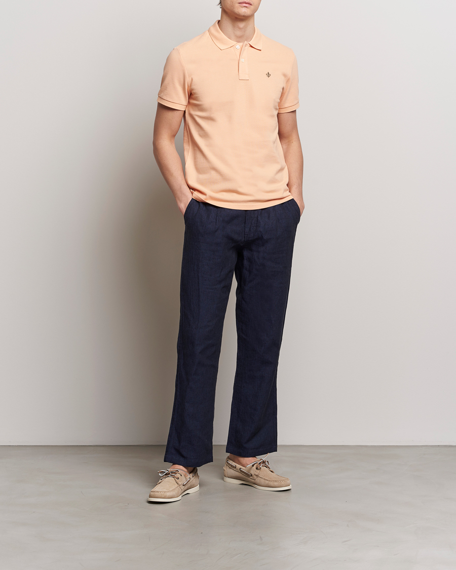 Herr | Pikéer | Morris | New Pique Orange