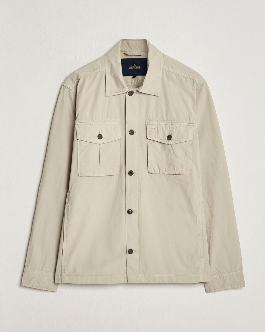 Herr | Jackor | Morris | Harrison Cotton Shirt Jacket Khaki