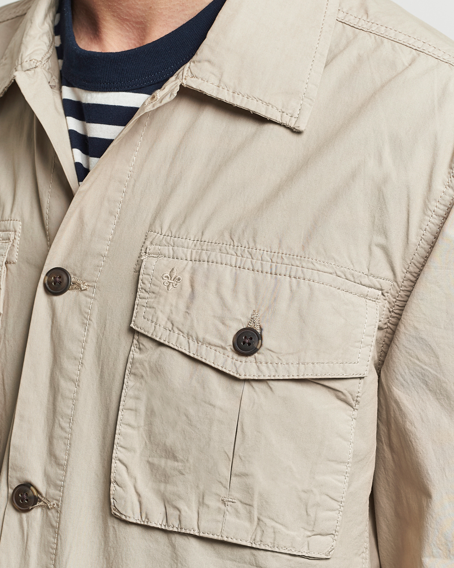 Herr | Jackor | Morris | Harrison Cotton Shirt Jacket Khaki