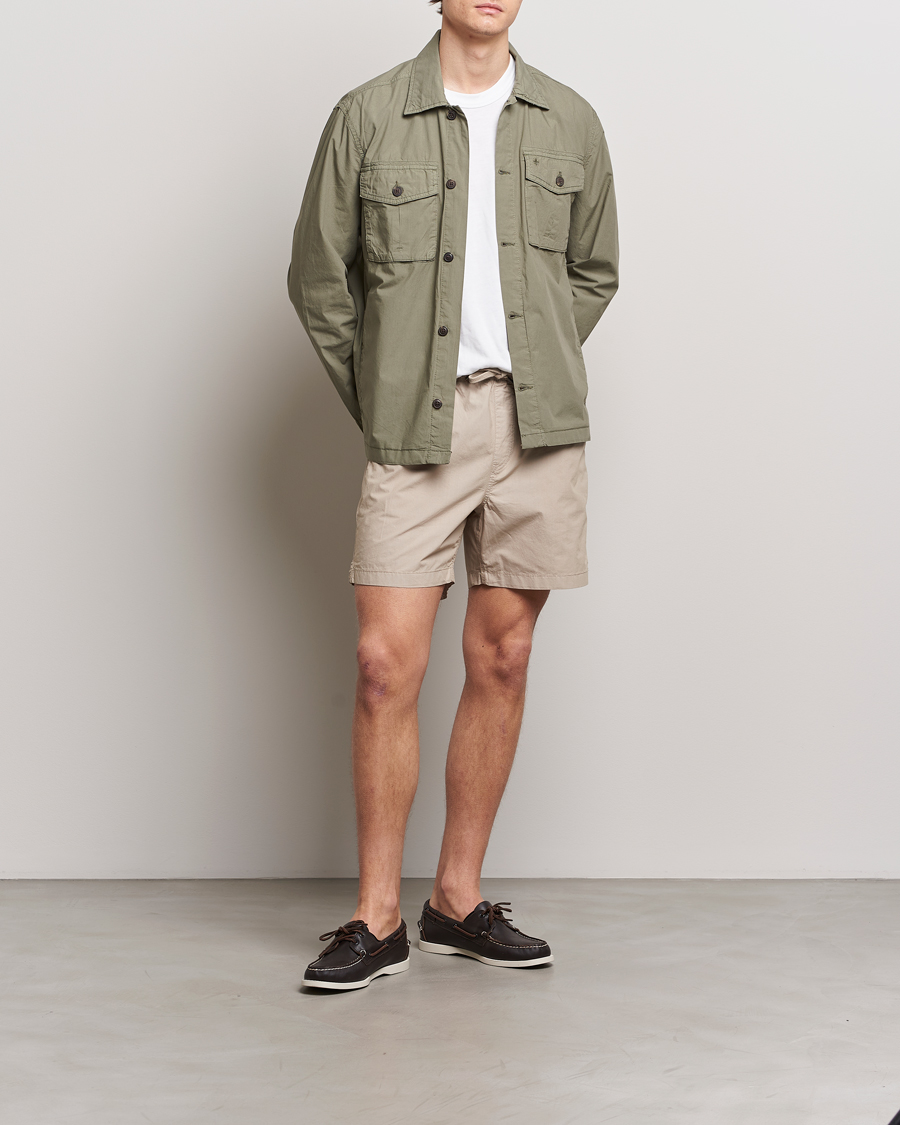 Herr | Jackor | Morris | Harrison Cotton Shirt Jacket Green