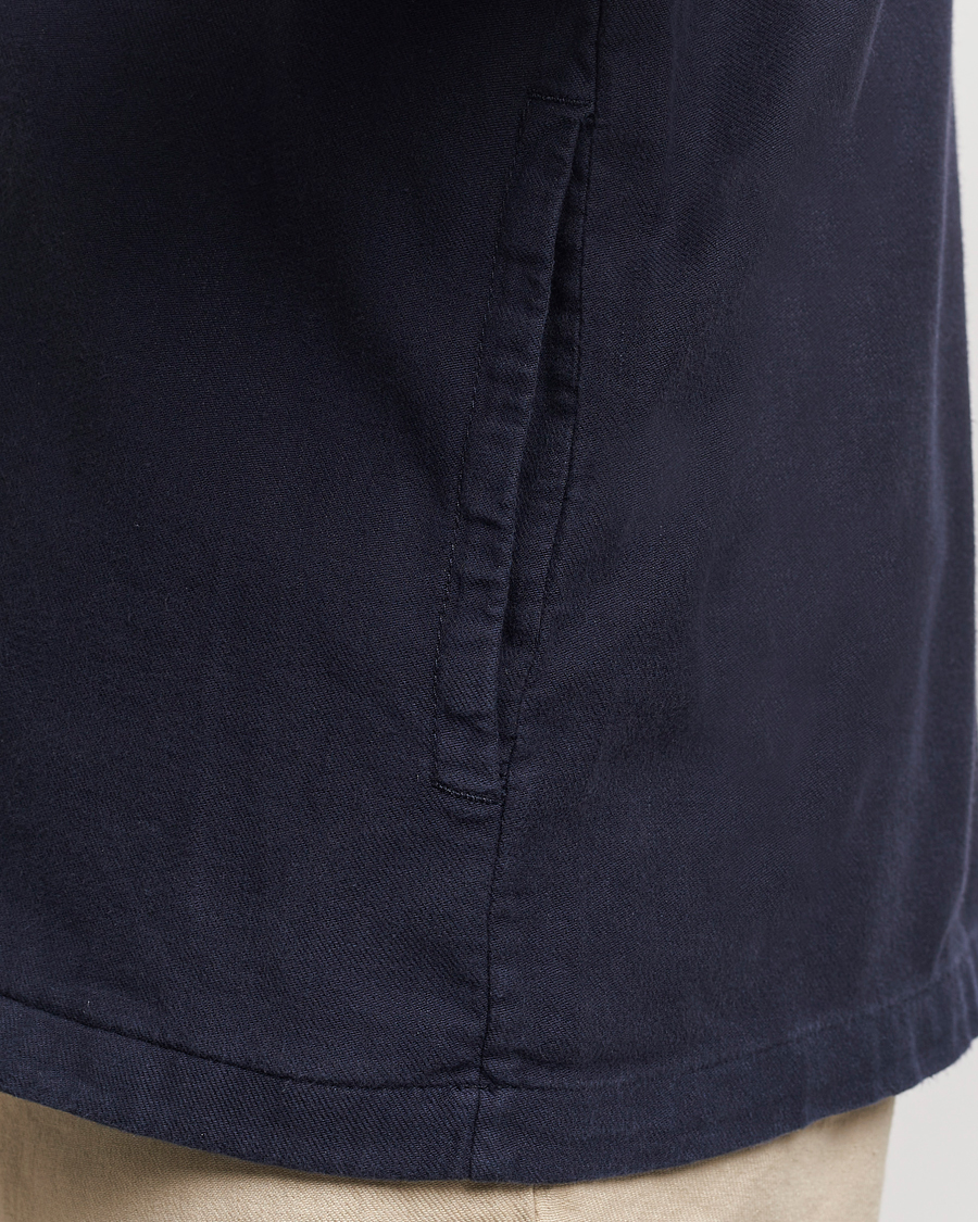 Herr | Skjortor | Morris | Linen Shirt Jacket Navy