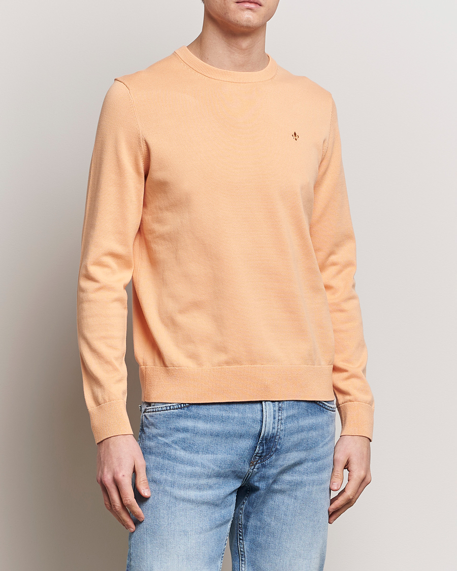Herr | Rea kläder | Morris | Riley Cotton Crew Neck Pullover Orange