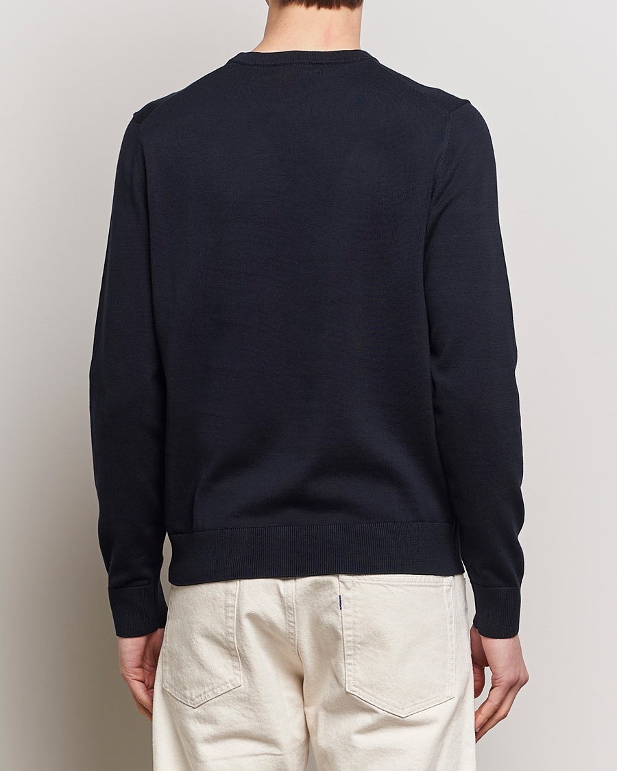 Herr | Tröjor | Morris | Riley Cotton Crew Neck Pullover Old Blue
