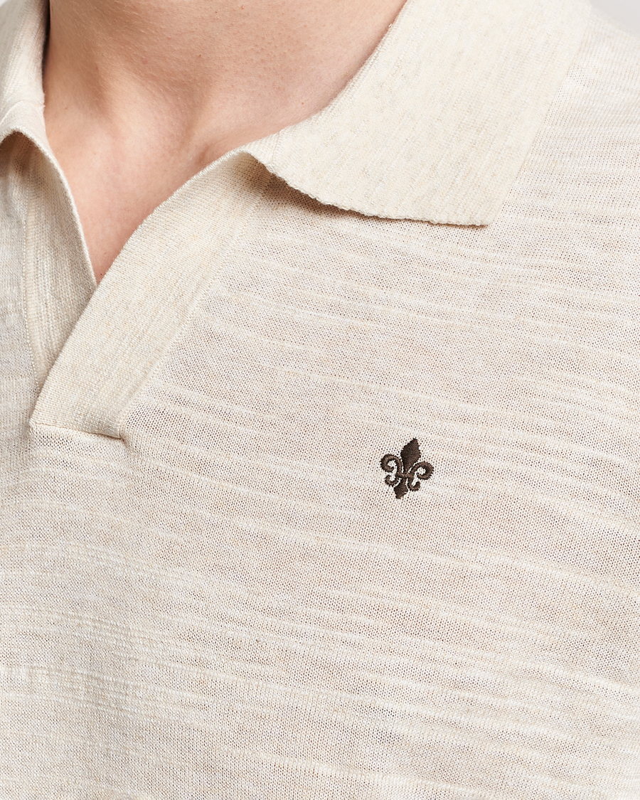 Herr | Pikéer | Morris | Randall Slub Cotton Resort Polo Off White