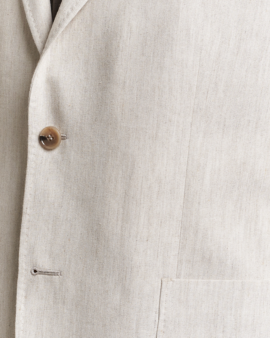 Herr | Kavajer | Morris | Archie Linen Blazer Khaki