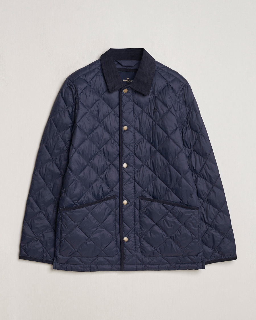 Herr | Jackor | Morris | Winston Quilted Jacket Old Blue