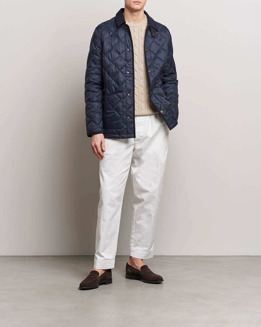 Herr | Jackor | Morris | Winston Quilted Jacket Old Blue