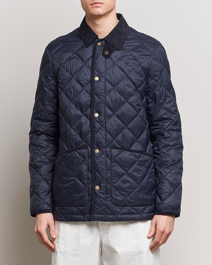 Herr | Jackor | Morris | Winston Quilted Jacket Old Blue